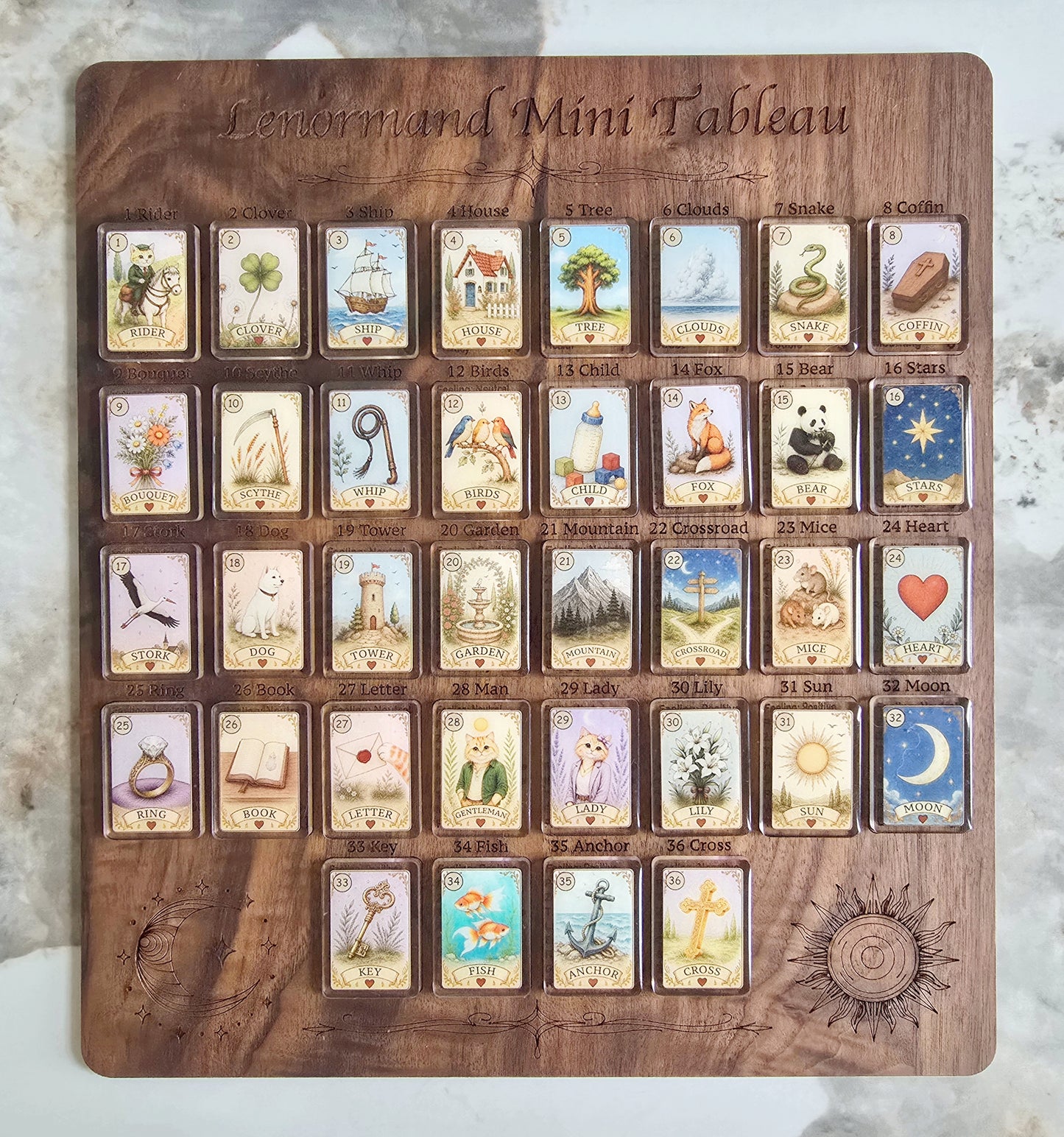 貓咪雷諾曼小磚 Lenormand Tiles｜首波開放預購中!